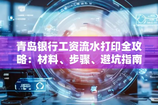青岛银行工资流水打印全攻略：材料、步骤、避坑指南